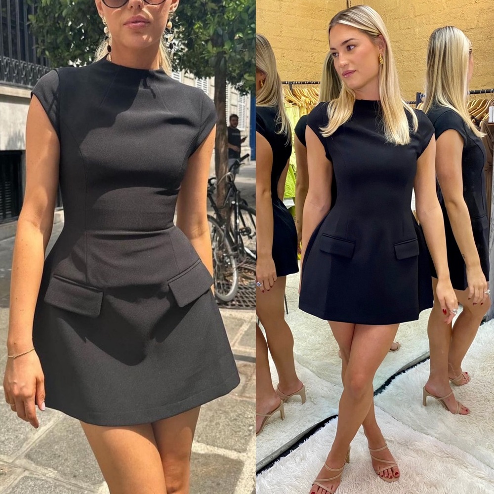 Elegant Black Mini Dress